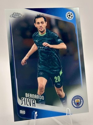 2025-26 Topps Chrome UEFA Bernardo Silva #2 Man City