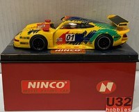 Slot Car Ninco 50164 Porsche 911 #01 GT1 Rohr Unboxed