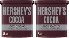 Natural Unsweetened Cocoa Powder Can, 8 Oz (Pack of 2)