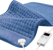 Heating Pads for Back Neck Shoulder Pain, Electric Heating Pad Auto Shut Off, Fa