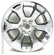1 Single Dodge Ram 1500 20" Chrome Clad Factory OEM Wheel Rim 2680 WRK #4093