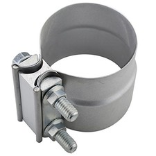 2.5 Lap Joint Exhaust Band Clamp - Aluminized Steel