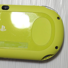 SONY PlayStation PS Vita White Lime green console PCH-2000 Tested Import Japan