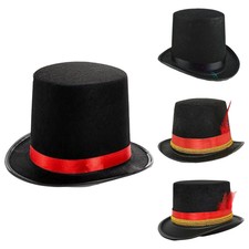 1Pc Top Hat Magician Gentleman Dress Up Formal Tuxedo Hat for Stage Performance