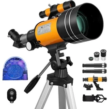 Professional Astronomical Telescope with High Tripod Lunar Mirror HD Viewing US