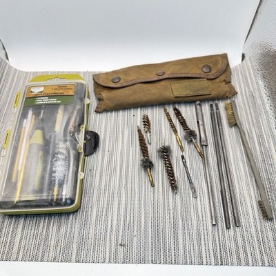 Sport Ridge Rifle Cleaning Kit 5.56 .223 Caliber 17pc Tool Set with Canvas Pouch
