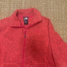 The North Face Red Full Zip Fleece Jacket Better Sweater Womens Medium