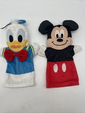 Melissa Doug Disney Mickey Mouse Donald Duck Hand Puppets Set of 2
