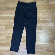 Frank Eileen Murphy Billion Dollar Pant Tee Lab Black Raw Hem Size XS/Small