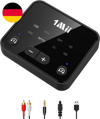 1Mii B06T6 Bluetooth 5.3 Transmitter Für TV, Aptx Low Latency/Hd/Adaptive Audio