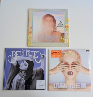 Katy Perry Vinyl Bundle   PRISM + WITNESS (SEALED) + Beth Ditto LP | Neu & OVP