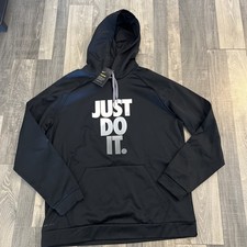 Men s Nike Therma DriFit Just Do It Hoodie NWT Size XXL