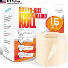 Hydrocolloid Bandages 2in  16ft   Roll, 2in 16ft, Clear