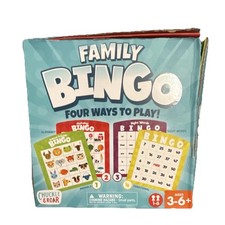 Chuckle  Roar Family Bingo Game Four Ways to Play Ages 3-6 Animals Alphabet