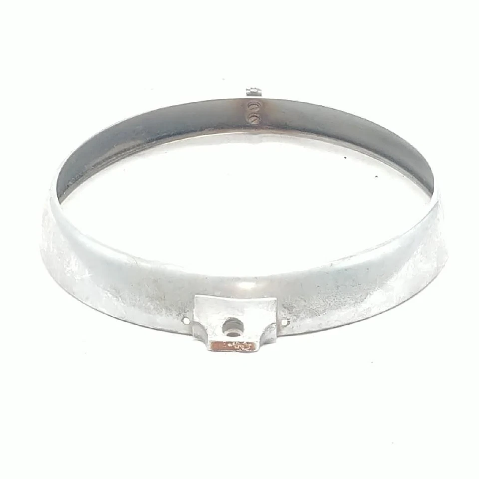 2x Anillo de ajuste de faros redondos exteriores cromados Jaguar XK140 XK150 8,75" usado vintage Foto 4 de 4