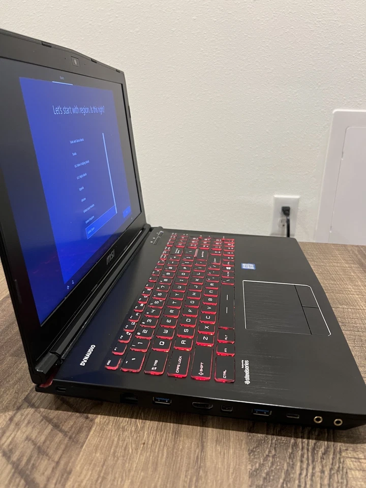 MSI GE62VR Apache-Pro Laptop - GTX1060 i7-7700HQ 16GB RAM - Image 4 of 4