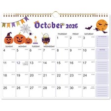 2026 Calendar - 2026 Wall Calendar 12 Month, January 2026 - December 2026, 15