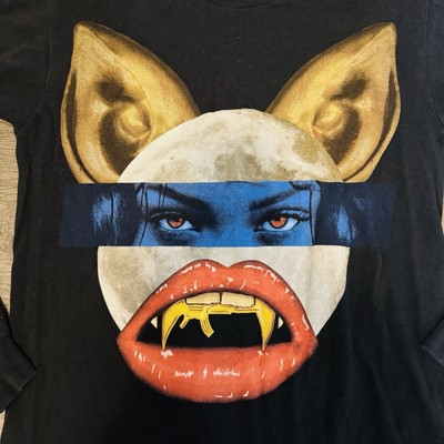 Rihanna X Eminem Monster Tour Shirt Traps Size S - Rare Long