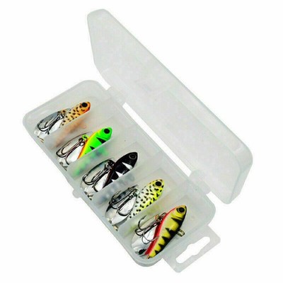 Spin Jig Set Spinnerbait Barschköder 5 Stk Bleikopf Spinner 6-17g Zite Fishing
