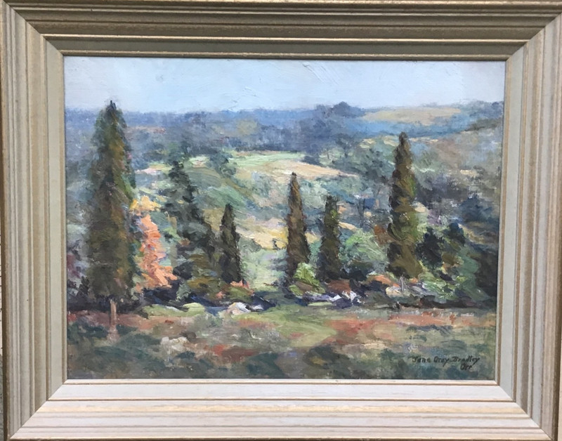 Jane Gray Bradley Orr, original Oil Painting, framed.