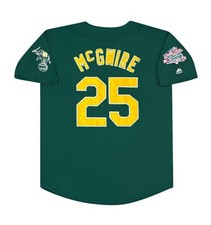 Mark McGwire Oakland Athletics 1989 World Series Green Jersey Men’s Large