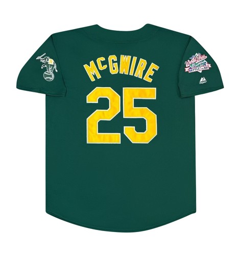 Mark McGwire Oakland Athletics 1989 World Series Green Jersey Men’s Large
