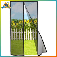 Fliegengitter Fenster 130X150Cm, Schwarz, Ohne Bohren, SelbstschließEnd