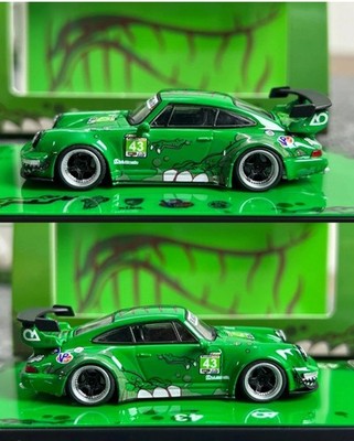 Flame 1:64 Scale Porsche RWB Modification 993 964 Alloy Diecast Model Car Gifts