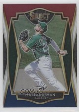 2021 Panini Select Premier Tri-Color Prizm Matt Chapman #194 qf6