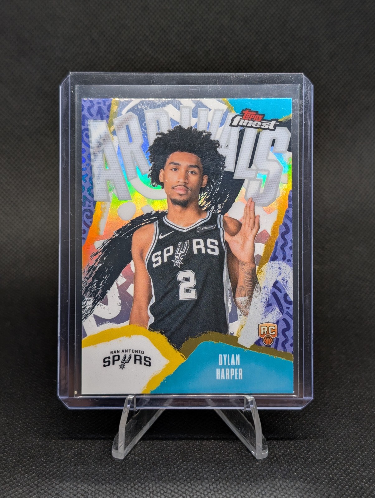 2025-26 Topps Finest - Arrivals Dylan Harper #A-2 Refractor (RC)