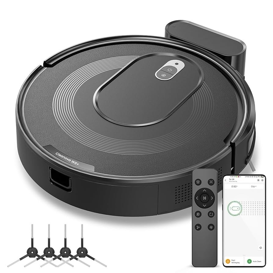 Robot Vacuum, 100 Mins Runtime, Slim, Quiet, Automatic Robotic Vacuum Cleaner-image