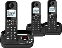 Alcatel F860 Voice Trio Cordless Phone with Call Block Landline - Loudspeaker