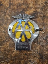 Vintage Original AA Badge 1A93535 Good Condition