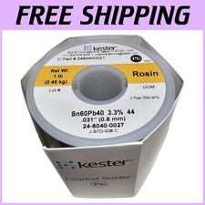 Rosin Core Flux Solder Wire, 1 lb Spool