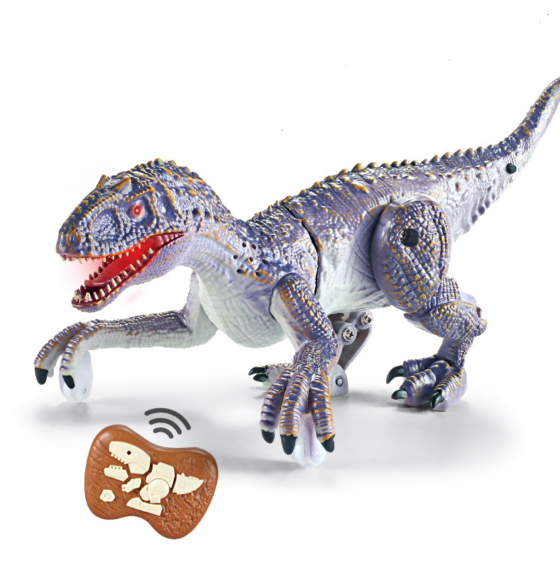 Remote Control Dinosaur for Kids – LED Walking Electric RC Toy