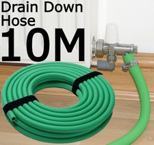 10m 32ft Drain Down Hose Plumber's Central Heating System Radiators Pipes Outlet