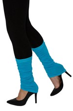 1980's Leg Warmers Neon Blue 