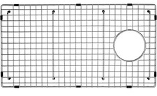 Serene Valley Sink Bottom Grid 26-15/16" X 14-1/16" Side Drain Cente Radius 3/8
