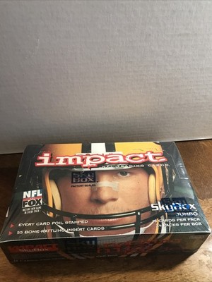 1995 SKYBOX IMPACT Factory SEALED Jumbo BOX 24 PACKS, 18 CARDS PER PACK