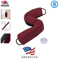 Washable Door Draft Stopper for Gaps Up to 3" - Pet-Friendly Design