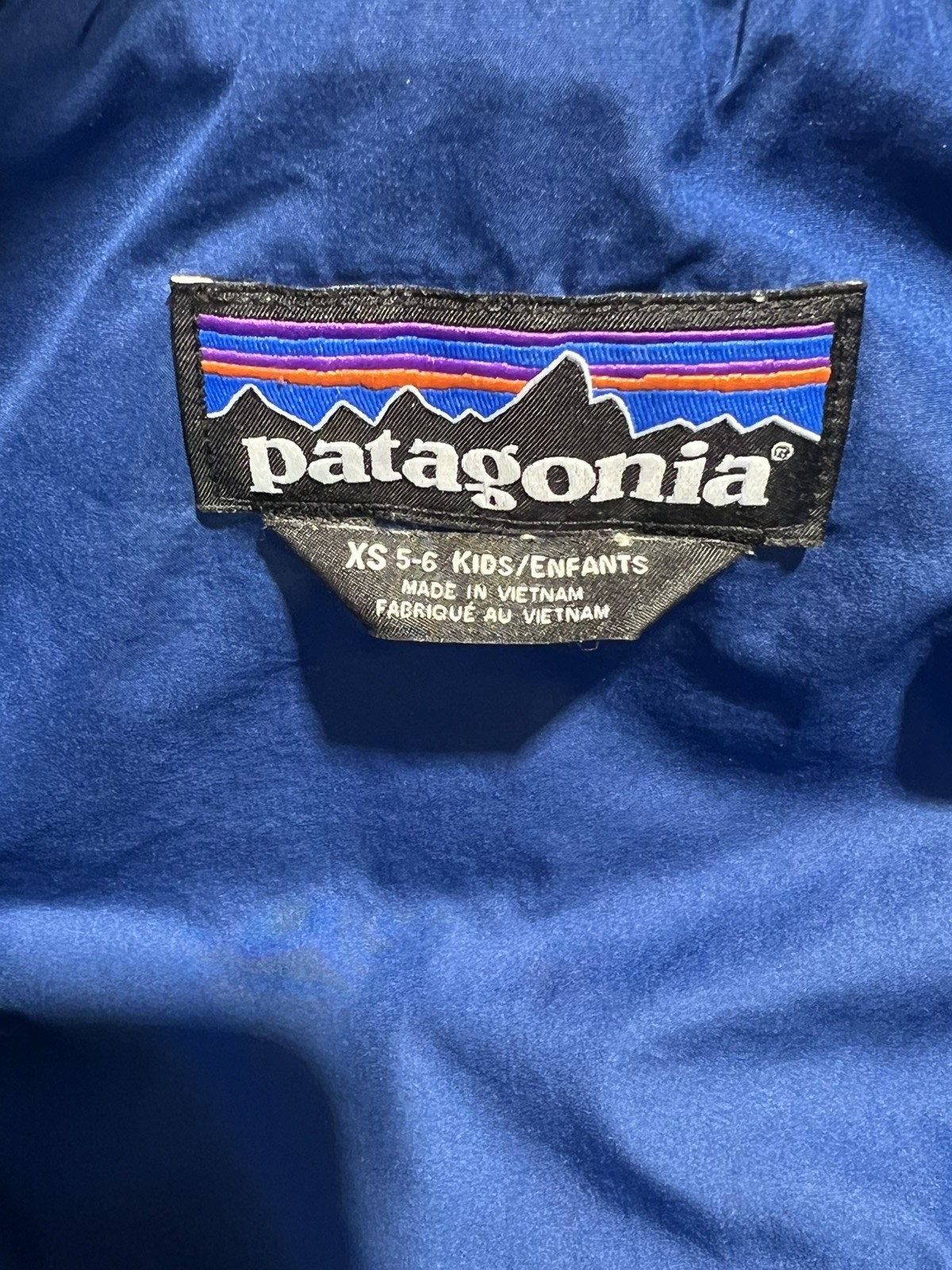 Patagonia Jacket Kids XS 4-5t  Blue Nano Puff Brick Quilt Lightweight Puffer thumbnail 12