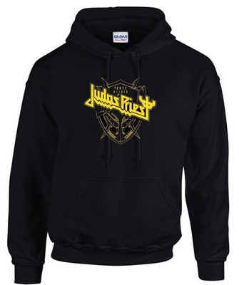 Judas Priest Rock Music Logo schwarz Hooded Kapuzenpullover -31320