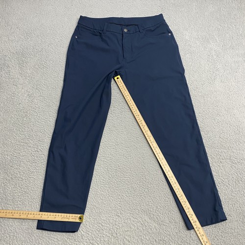 Lululemon Herrenhose 29 blau Commission schmale Passform ABC Stretch Golf 32 x 27" Schrittlänge - Bild 3 von 10