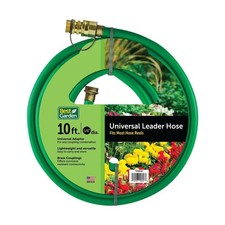 1/2 in ID x 10 ft L Garden Hose, PVC Tube, Green, Aluminum x Al... FAST USA SHIP