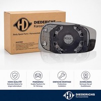 Spiegelglas Aussenspiegel Links Diederichs 3462027 Passend FÜR Fiat
