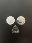 3 Grams- Silver Bullion- .999 Pure- Emojis ( ☀️ , 😃 , 💩 )- Pan Silver Co.