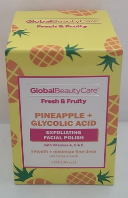 Exfoliating Facial Polish  Fresh & Fruity Pineapple + Glycolic Acid