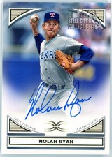 Nolan Ryan 2022 Topps Definitive Collection Defining Images Auto Card #DIA-NR