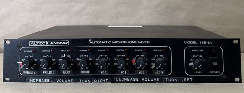 Altec Lansing 1684A 5 Channel Automatic Microphone Mixer