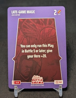 Late-Game Magic 2026 Bo Jackson Battle Arena PLAY CARD #PL-80